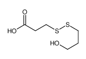 3-(3-hydroxypropyldisulfanyl)propanoic acid Structure