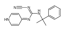 1-cyano-2-(2-phenylpropan-2-yl)-3-pyridin-4-ylguanidine结构式