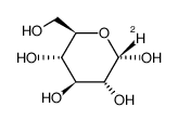 α-D-glucopyranose-1-d1结构式