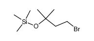 1-bromo-3-methyl-3-trimethyl-silyloxybutane结构式