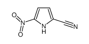 5-硝基-1H-吡咯-2-甲腈结构式