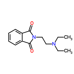 2-(2-(二乙胺基)乙基)异二氢吲哚-1,3-二酮结构式