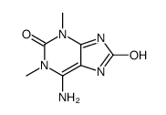 6-amino-1,3-dimethyl-7H-purine-2,8-dione Structure