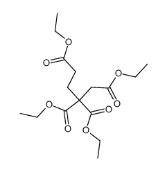 tetraethyl butane-1,2,2,4-tetracarboxylate结构式