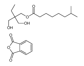 1,3-异苯并呋喃二酮与2-乙基-2-(羟甲基)-1,3-丙二醇和异壬酸酯的聚合物结构式