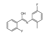 Benzamide, 2-fluoro-N-(5-fluoro-2-methylphenyl)- (9CI) Structure