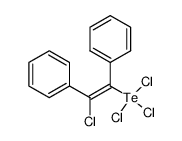 trichloro[Te(Z)-2-chloro-1,2-diphenylvinyl]tellurium(IV) Structure
