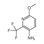 3-氨基-6-甲氧基-2-(三氟甲基)吡啶结构式