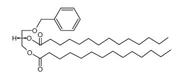 [S,(+)]-3-O-Benzyl-1-O,2-O-dimyristoyl-L-glycerol Structure