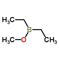 Diethyl methoxy borane structure