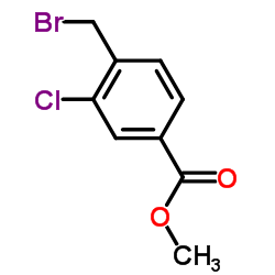 Methyl 4-(bromomethyl)-3-chlorobenzoate Structure