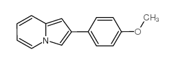 2-(4-甲氧基苯基)-吲哚嗪结构式