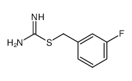 3-fluorobenzyl carbamimidothioate结构式