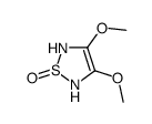 3,4-二甲氧基-1,2,5-噻二唑 1-氧化物结构式