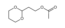 β-acetoxyethyl-2 dioxanne-1,3 Structure