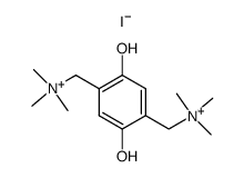 mono(1,1'-(2,5-dihydroxy-1,4-phenylene)bis(N,N,N-trimethylmethanaminium)) monoiodide Structure