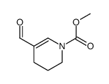 methyl 5-formyl-3,4-dihydro-2H-pyridine-1-carboxylate结构式