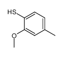 2-methoxy-4-methylbenzenethiol Structure