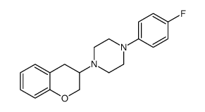 1-(3,4-Dihydro-2H-1-benzopyran-3-yl)-4-(4-fluorophenyl)piperazine picture