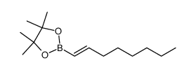 反式-1-辛烯-1-基硼酸频哪酯结构式