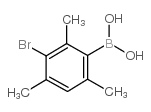 3-溴-2,4,6-三甲基苯硼酸结构式