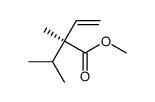methyl (2S)-2-methyl-2-propan-2-ylbut-3-enoate结构式