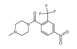(4-nitro-2-trifluoromethyl-phenyl)-(4-methylpiperazin-1-yl)-methanone Structure