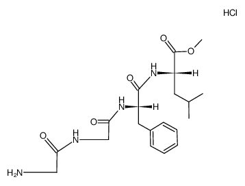 Glycyl-glycyl-(S)-phenylalanyl-(S)-leucinmethylesterhydrochlorid Structure