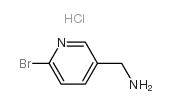 (6-甲氧基吡啶-3-基)甲胺盐酸盐结构式