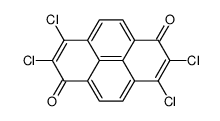 2,3,7,8-tetrachloro-pyrene-1,6-dione Structure