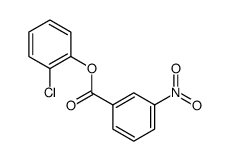 Benzoic acid, 3-nitro-, 2-chlorophenyl ester Structure
