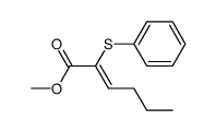 (Z)-methyl 2-phenylthiohex-2-enoate结构式