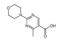 4-甲基-2-吗啉-4-嘧啶-5-羧酸结构式