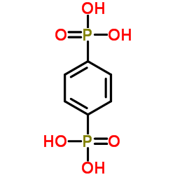 1,4-Phenylenebis(phosphonic acid) Structure