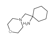 1-MORPHOLIN-4-YLMETHYL-CYCLOHEXYLAMINE Structure