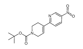 tert-butyl 5-nitro-5',6'-dihydro-[2,4‘-bipyridine]-1‘(2'H)-carboxylate结构式