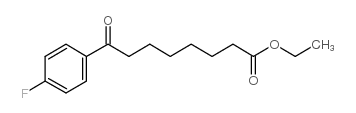 ethyl 8-(4-fluorophenyl)-8-oxooctanoate结构式