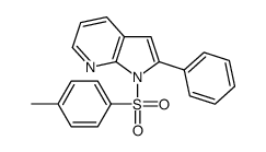 1-[(4-Methylphenyl)sulfonyl]-2-phenyl-1H-pyrrolo[2,3-b]pyridine Structure