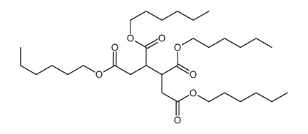 tetrahexyl butane-1,2,3,4-tetracarboxylate Structure