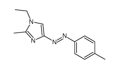 (1-ethyl-2-methylimidazol-4-yl)-(4-methylphenyl)diazene Structure