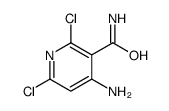 4-氨基-2,6-二氯烟酰胺结构式
