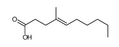 4-methyldec-4-enoic acid Structure