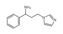3-(1H-咪唑-1-基)-1-苯基-1-丙胺结构式