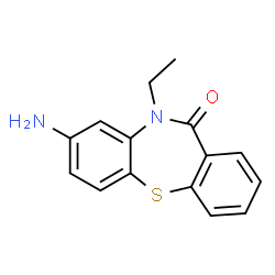 8-氨基-10-乙基二苯并[B,F]的[1,4]硫氮杂-11(10H)- 酮结构式