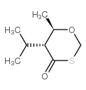 1,3-Oxathian-4-one,6-methyl-5-(1-methylethyl)-,trans-(9CI)结构式