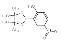 4,4,5,5-tetramethyl-2-(2-methyl-5-nitrophenyl)-1,3,2-dioxaborolane picture