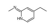 4-ethyl-N-methylpyridin-2-amine Structure