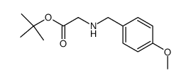 [(4-Methoxy-benzyl)-amino]-acetic Acid Tert-butyl Ester Structure