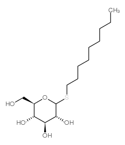 正壬基 beta-D-硫代吡喃葡萄糖苷结构式