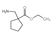 1-氨基甲基环戊烷羧酸乙酯结构式